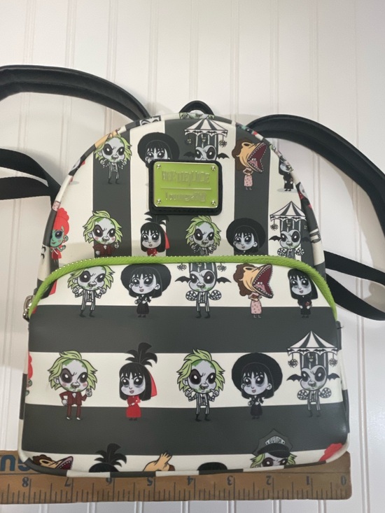 Loungefly Beetlejuice Chibi Mini Backpack Purse Universal Studios main image 7